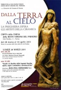 Madonne con bambino in ceramica artistica faentina