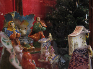 Presepe in ceramica di Faenza
