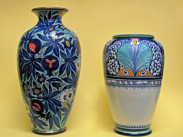 Vasi Liberty in ceramica di Faenza Vasi Liberty in ceramica di Faenza