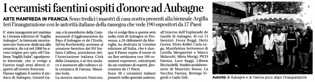 ceramisti di Faenza ad Argilla Aubagne