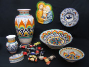 ceramica di Faenza: composizione natalizia