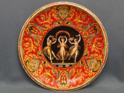 Piatto "le tre grazie", ceramica di Faenza