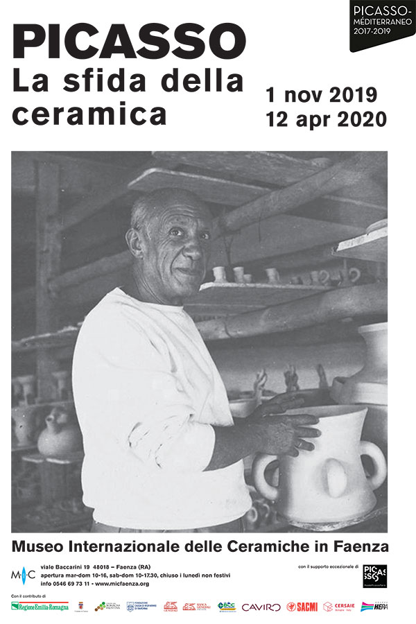 la mostra "Picasso, La sfida della ceramica" al Mic di Faenza 2019/2020