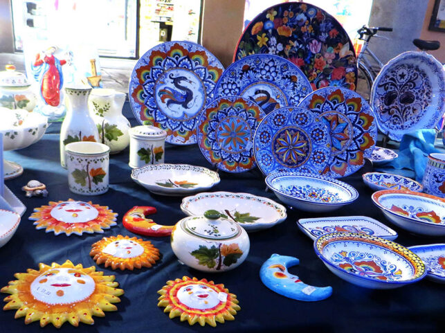 bancarella ceramica artistica made in italy 2020