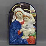 Madonna dell'Uva madonna dell'uva in ceramica