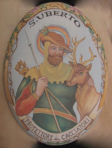 St. Hubertus protector of hunters