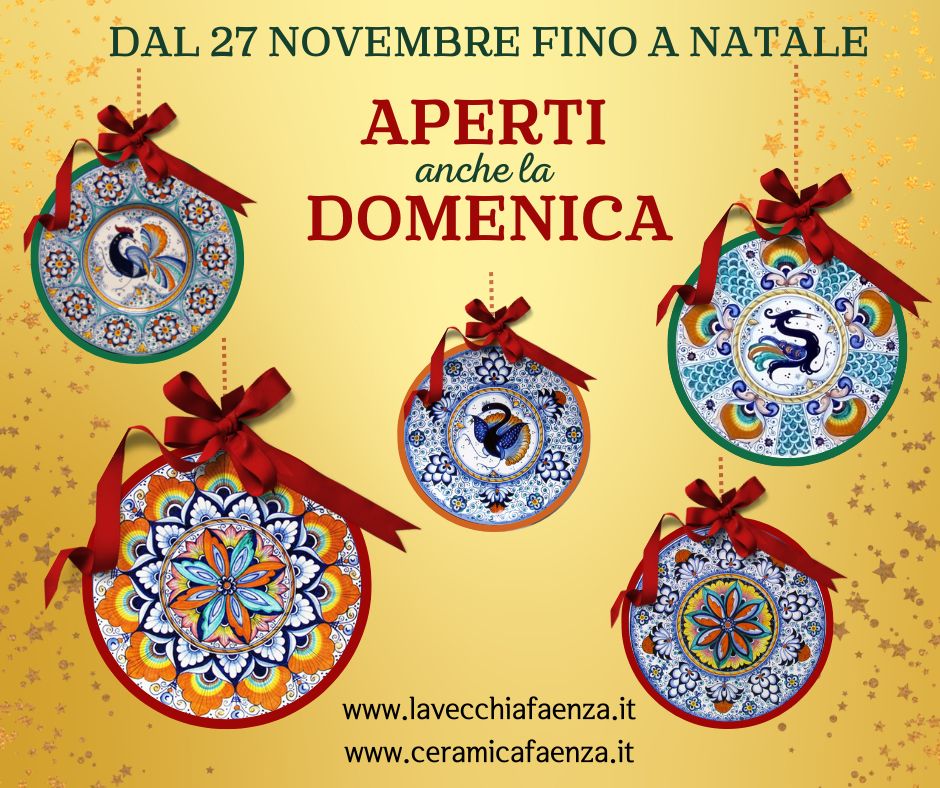 aperture straordinarie Natale 2022 a faenza