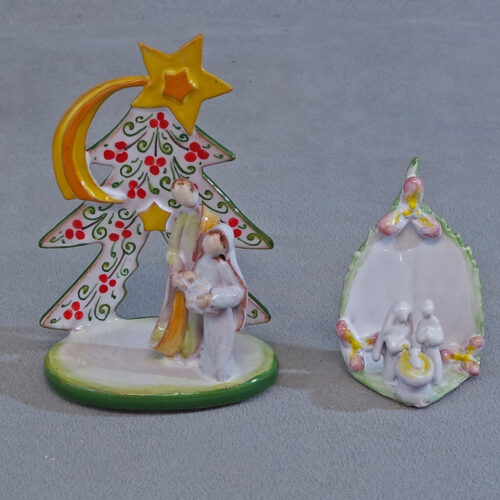 presepini in maiolica di faenza - natale 2022