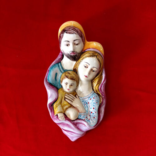 Sacra Famiglia in ceramica, natale 2022