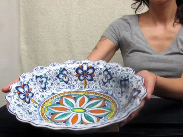 centrotavola ceramica di faenza