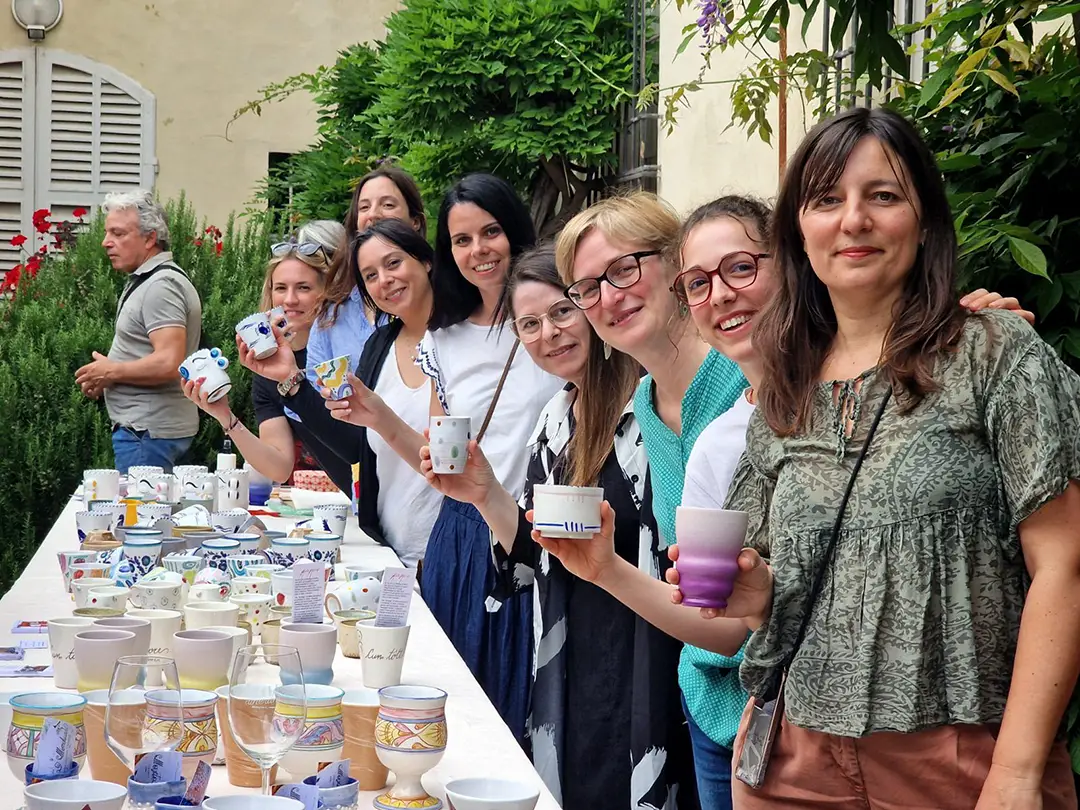 l'aperitivo del ceramista a Buongiorno Ceramica! a Faenza