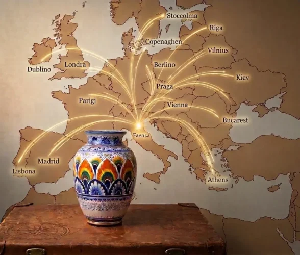 ceramica di faenza: spedizioni in Europa e Stati Uniti